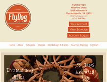 Tablet Screenshot of flydogyoga.com